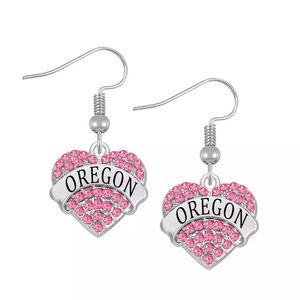 Oregon Sets Gorgeous Rhinestones Circled Oregon